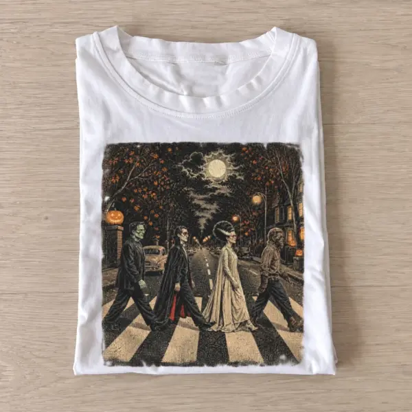 Spooky monster crosswalk halloween t shirt white20spooky crosswalk.webp