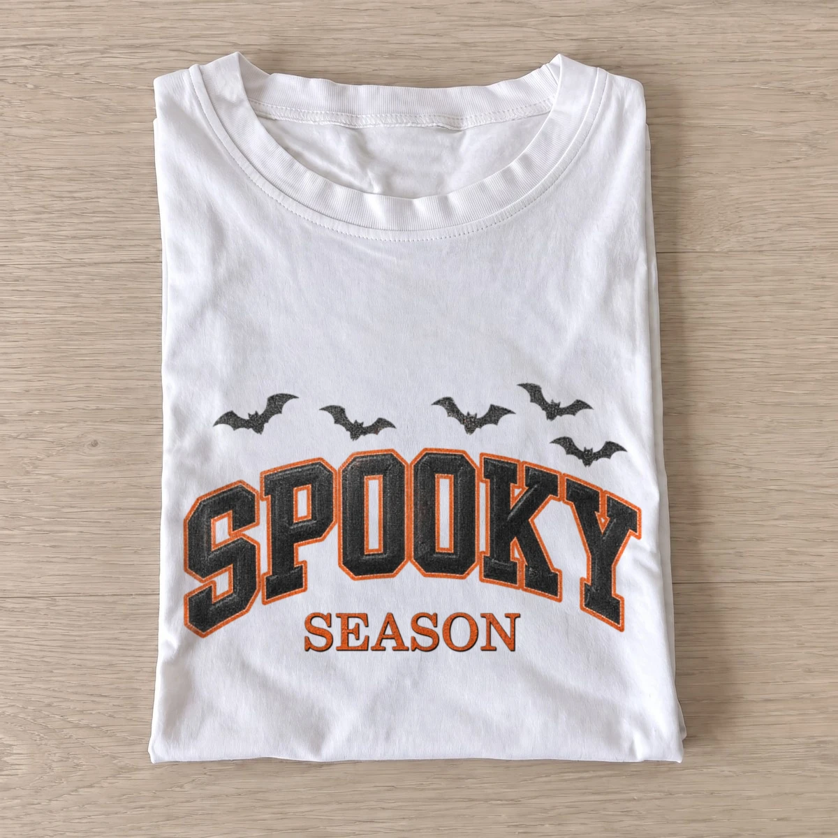 Spooky season bats graphic t shirt white20spooky season.webp