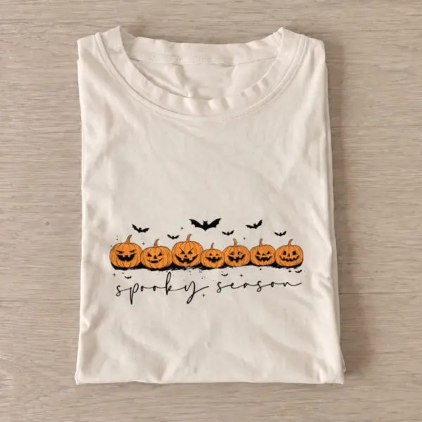 Spooky season pumpkins t shirt sand20spooky season pumpkins.webp