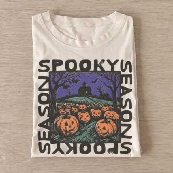 Spooky season purple pumpkin night t shirt sand20purple pumpkin night.webp
