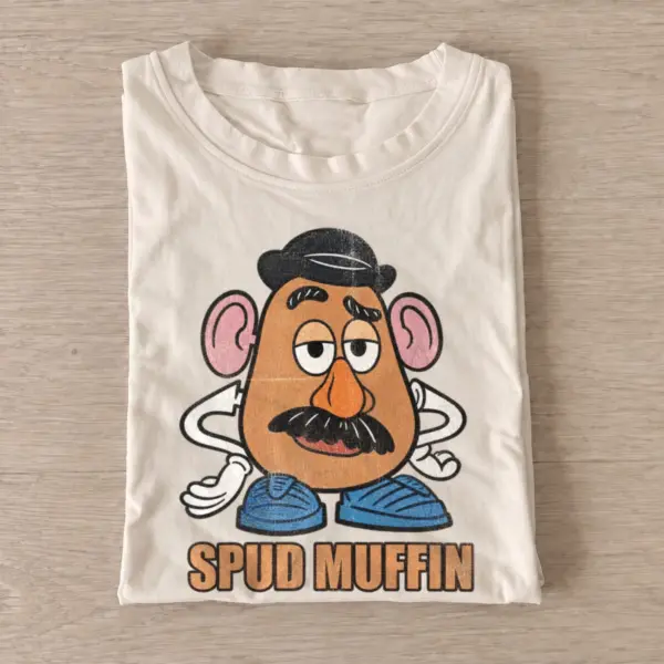 Spud muffin graphic t shirt sand20spud muffin.webp