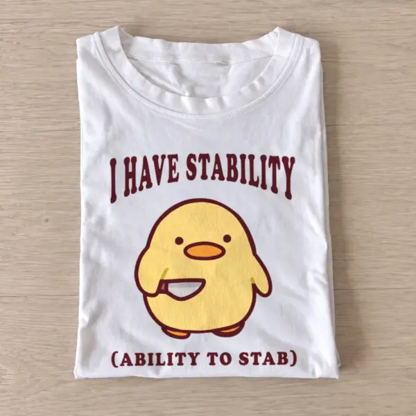 Stabbing yellow duck t shirt white20stabbing yellow duck.webp