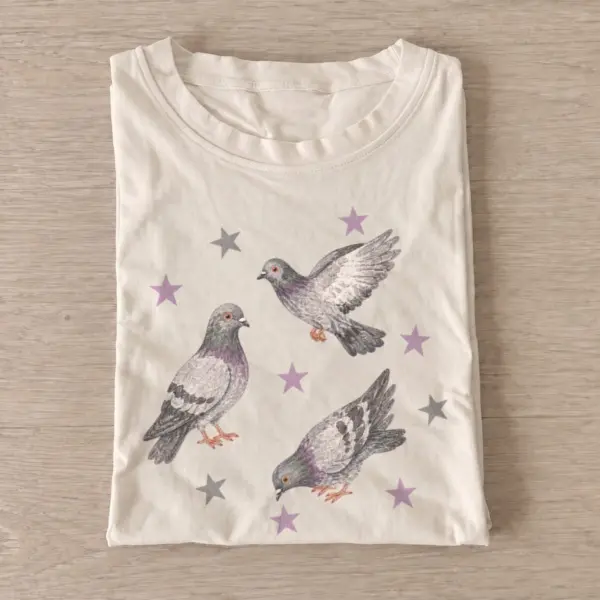 Star pigeons t shirt sand20star pigeons.webp
