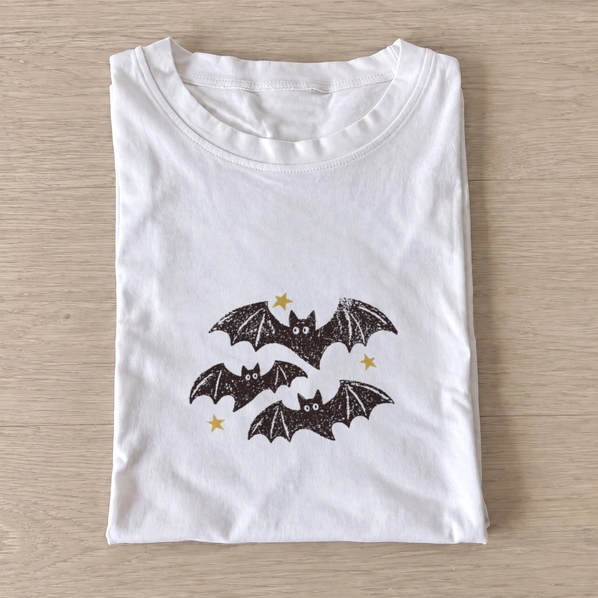 Starry bat trio t shirt white20starry bat trio.webp