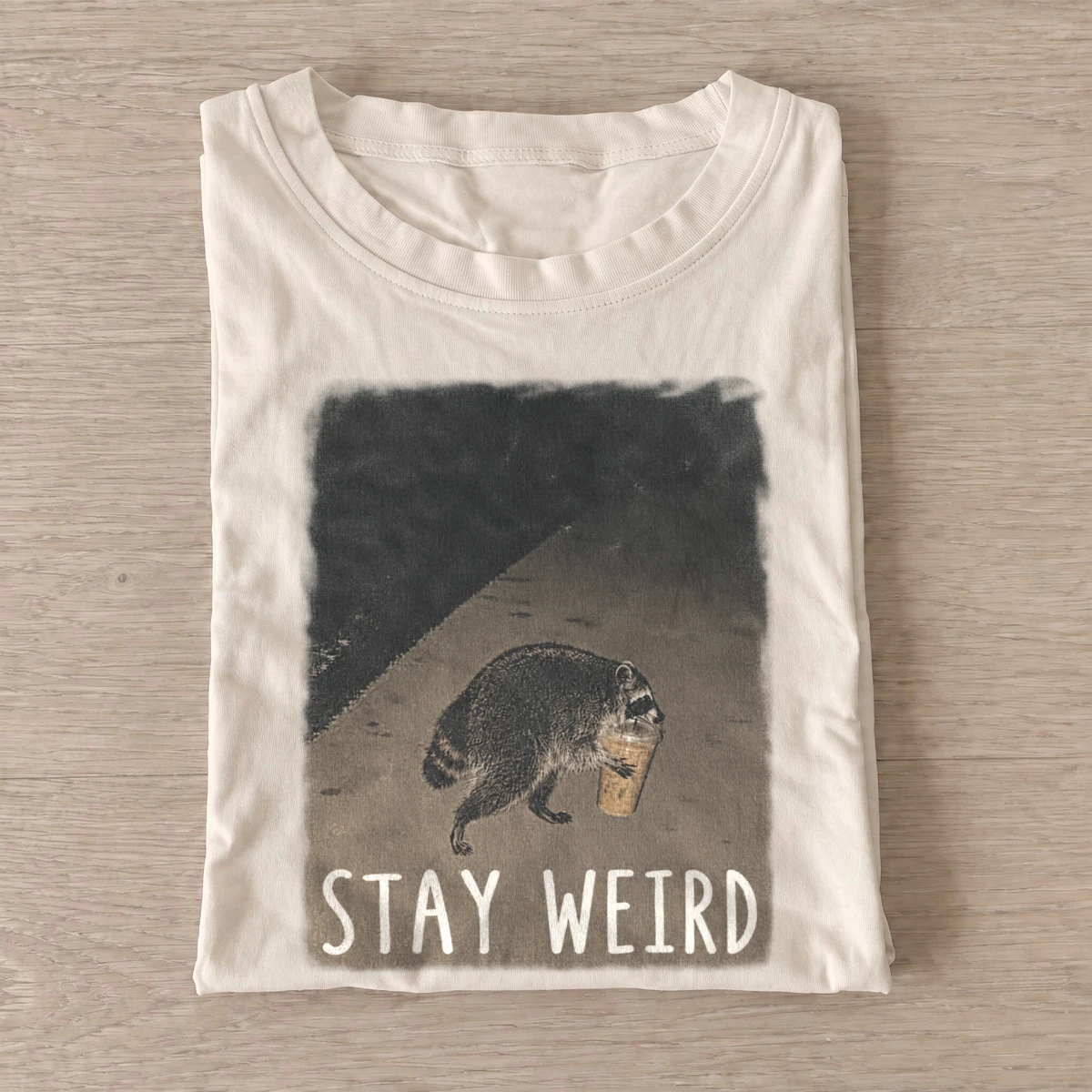 Stay weird coffee critter t shirt sand20stay weird coffee critter.webp