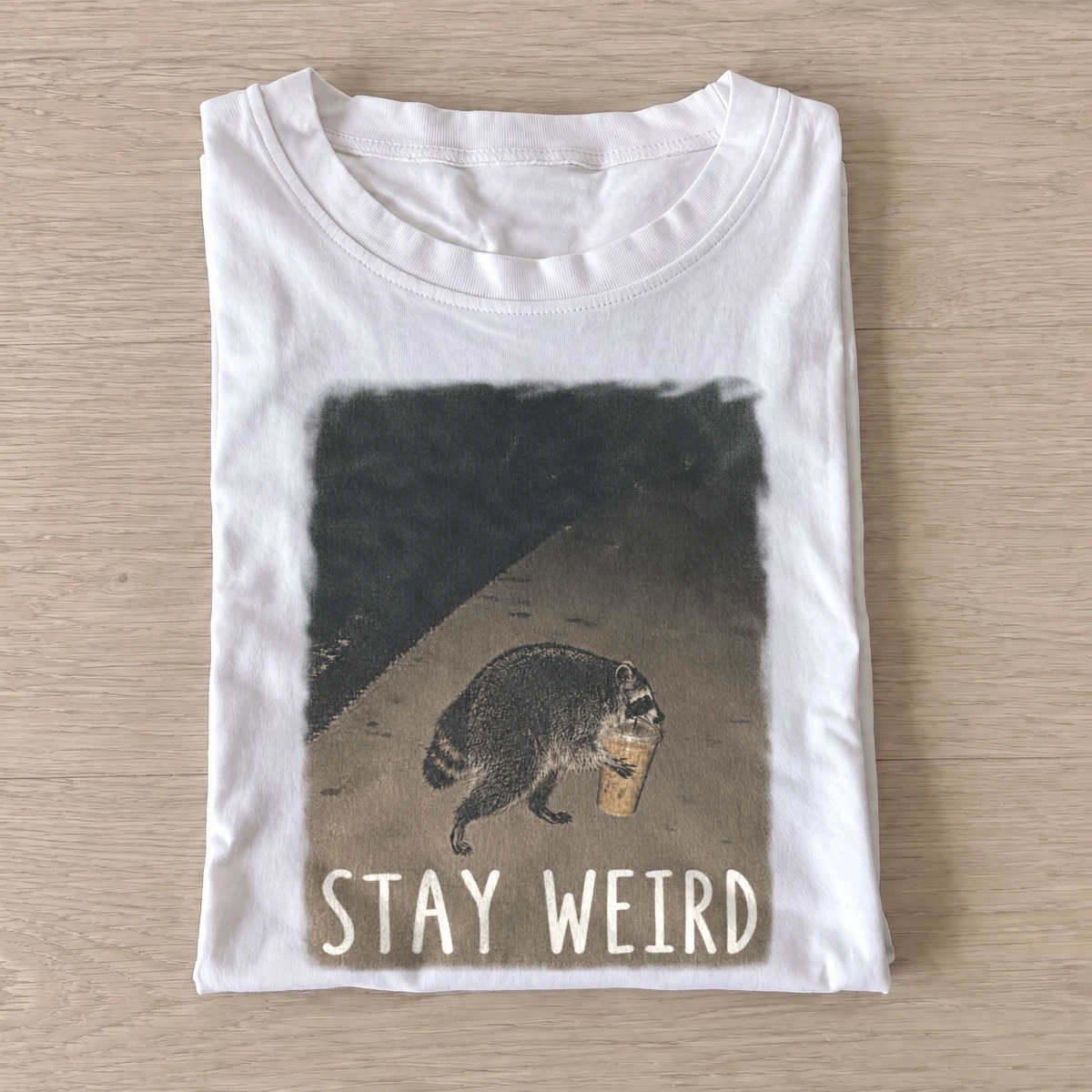 Stay weird coffee critter t shirt white20stay weird coffee critter.webp
