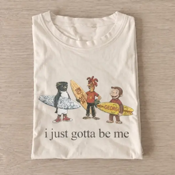 Storybook surf club i just gotta be me t shirt sand20storybook surf club.webp