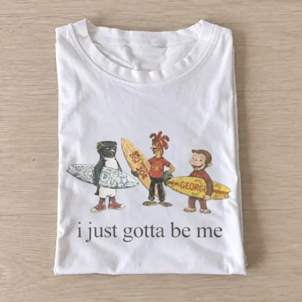 Storybook surf club i just gotta be me t shirt white20storybook surf club.webp