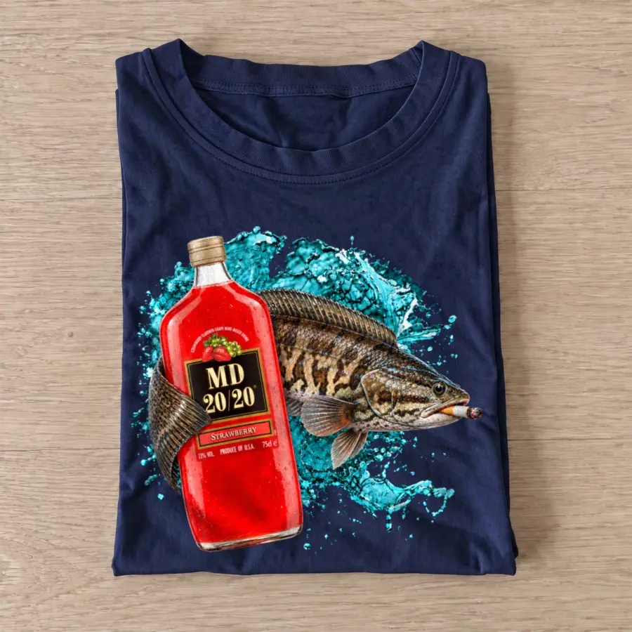 Strawberry bottle fish t shirt navy20strawberry20bottle20fish.webp