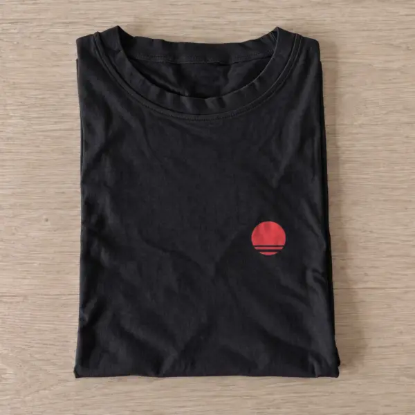 Striped red sun t shirt black20striped red sun.webp