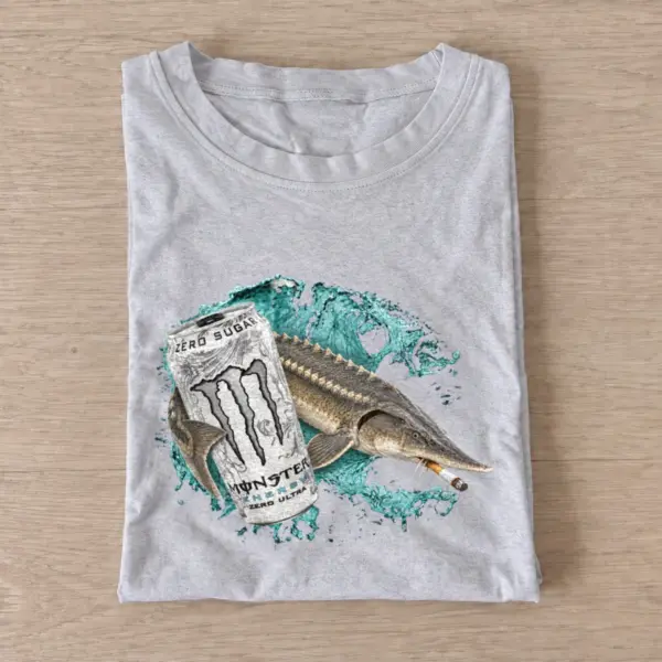 Sturgeon energy t shirt gray20sturgeon energy.webp