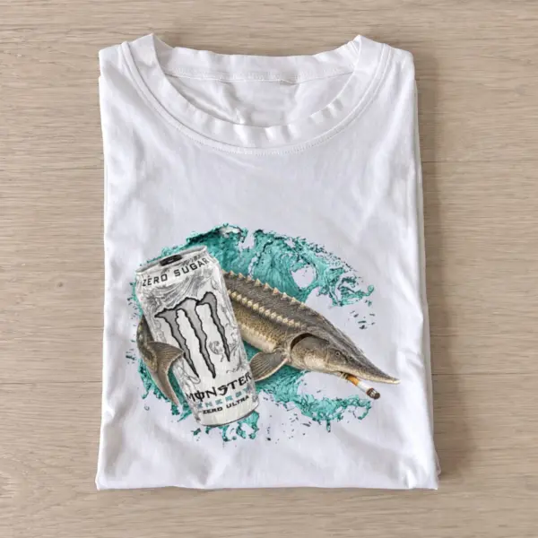 Sturgeon energy t shirt white20sturgeon energy.webp