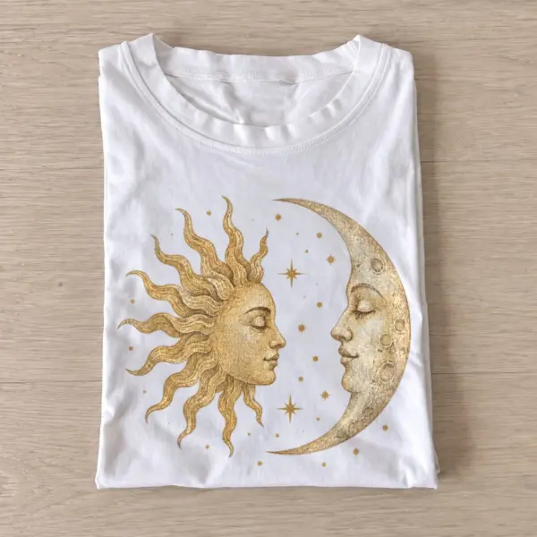 Sun moon gaze celestial t shirt white20sun moon gaze.webp
