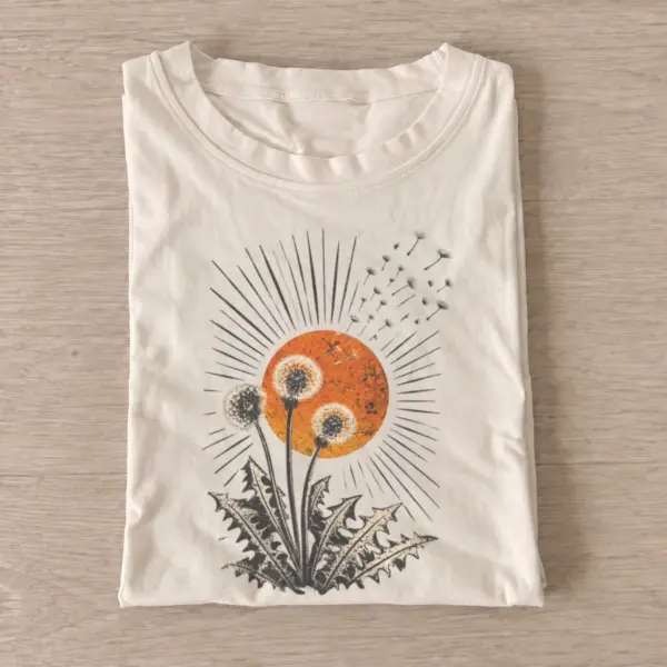 Sunburst dandelions t shirt sand20sunburst dandelions.webp