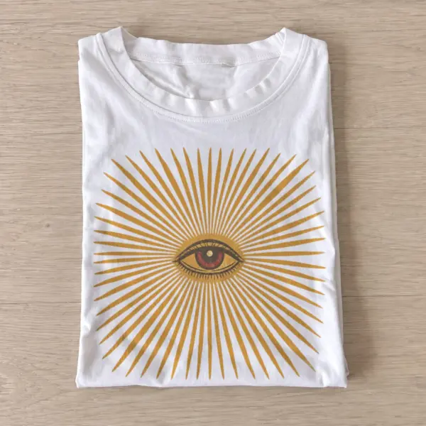 Sunburst eye graphic t shirt white20sunburst eye.webp