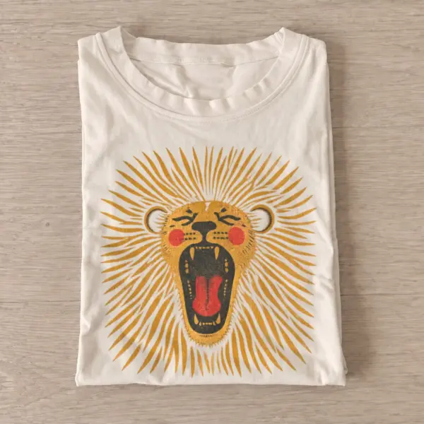 Sunburst jaguar graphic t shirt sand20sunburst jaguar.webp
