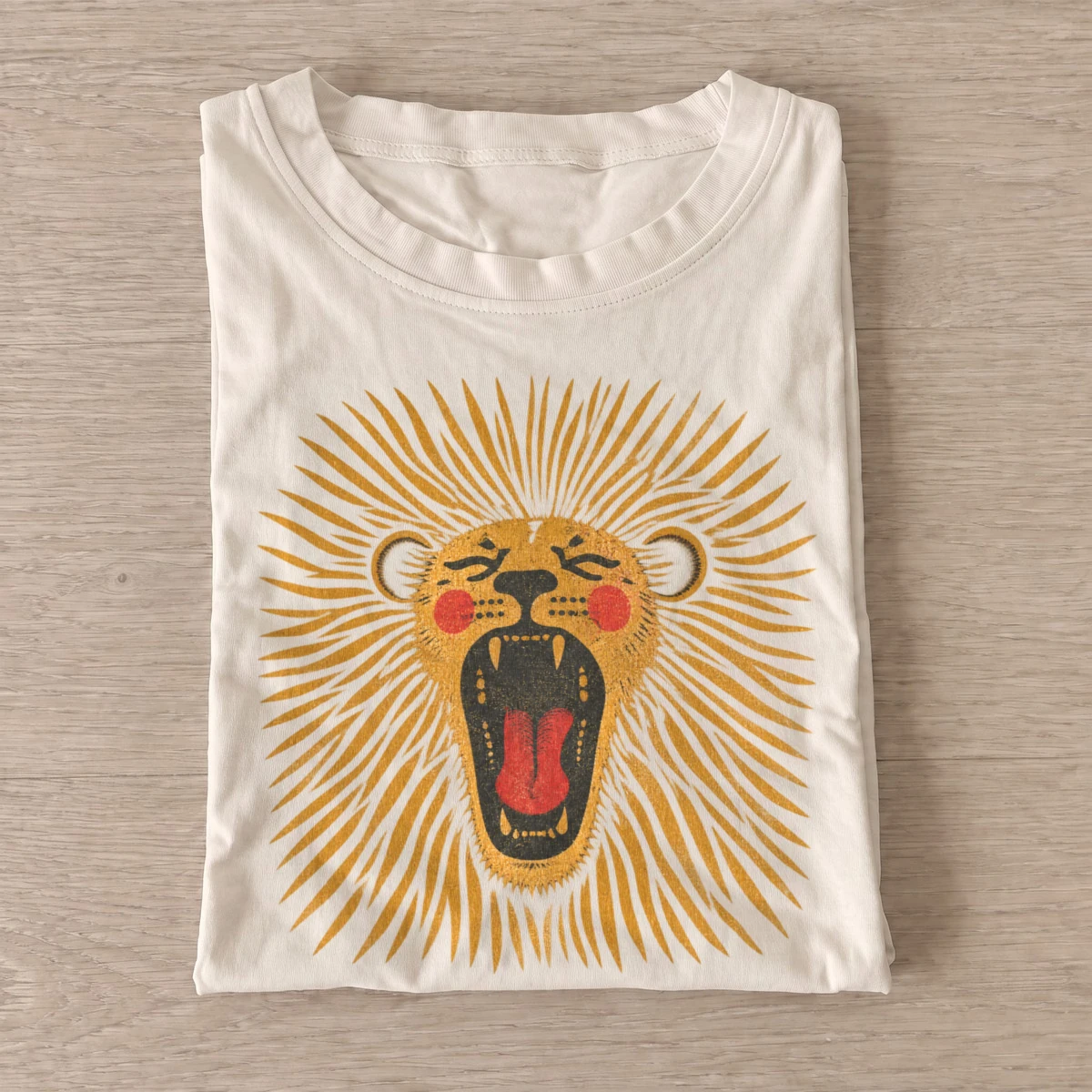 Sunburst jaguar graphic t shirt sand20sunburst jaguar.webp