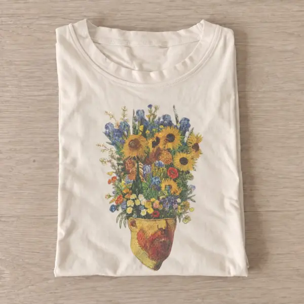 Sunflower garden vase t shirt sand20sunflower garden vase.webp