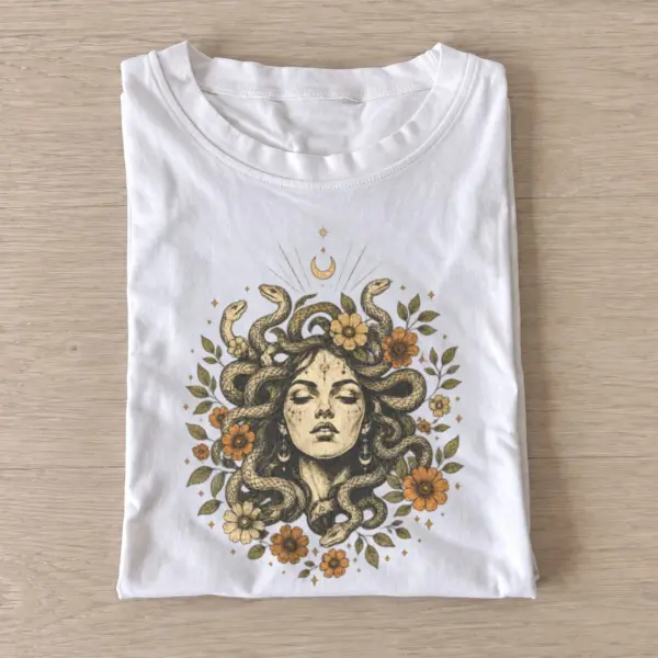 Sunflower medusa t shirt white20sunflower medusa.webp