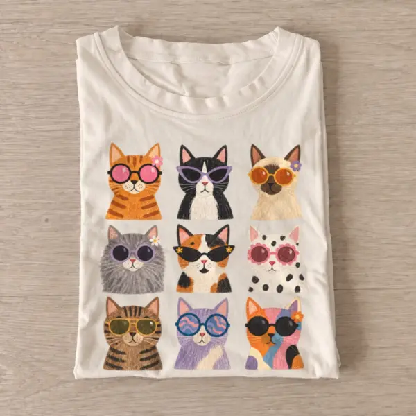 Sunglasses cat club t shirt sand20sunglasses cat club.webp