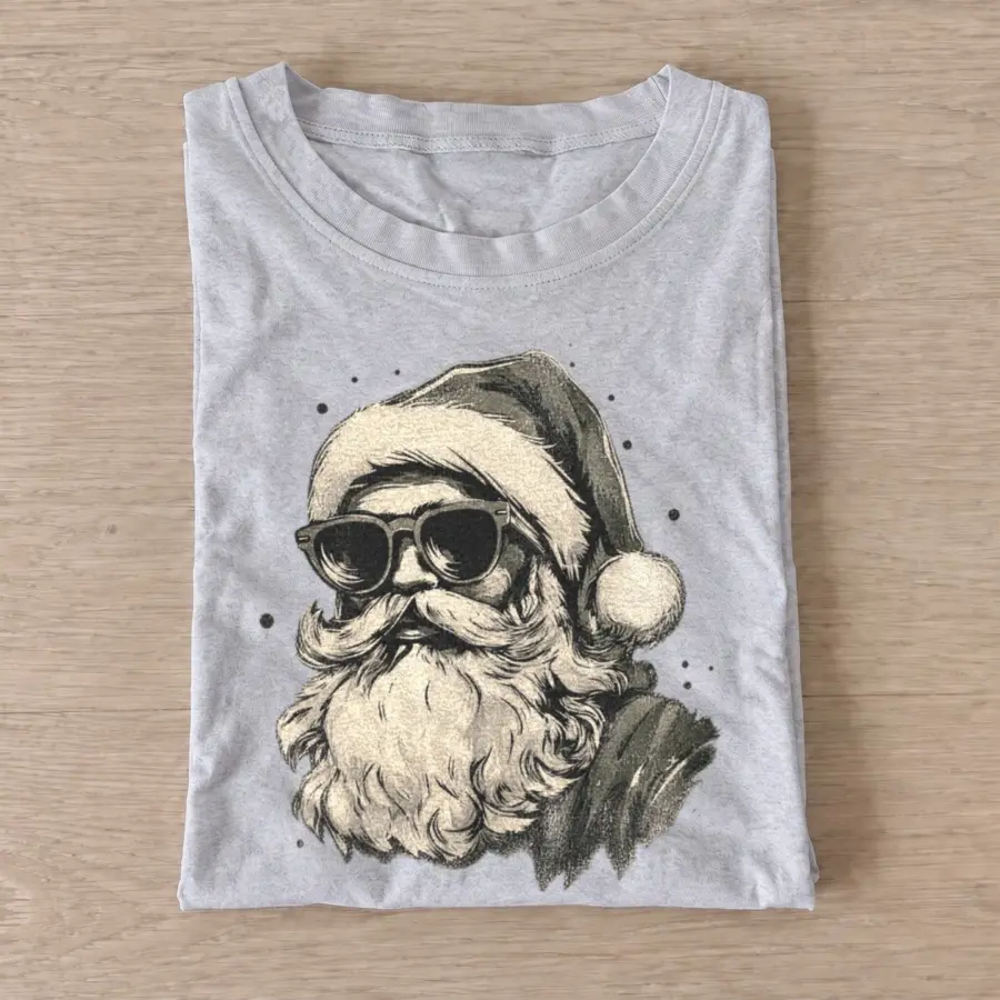Sunglasses santa t shirt gray20sunglasses santa.webp