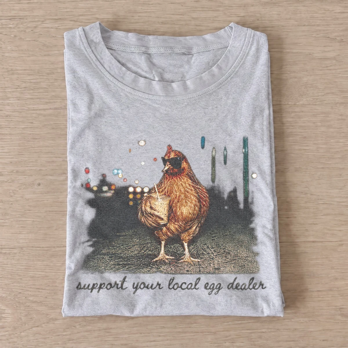 Support your local egg dealer t shirt gray20local egg dealer.webp