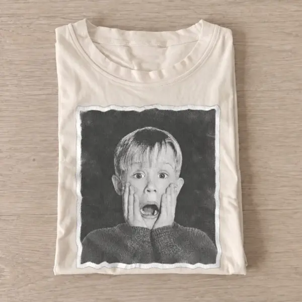 Surprised holiday boy graphic t shirt sand20surprised holiday boy.webp