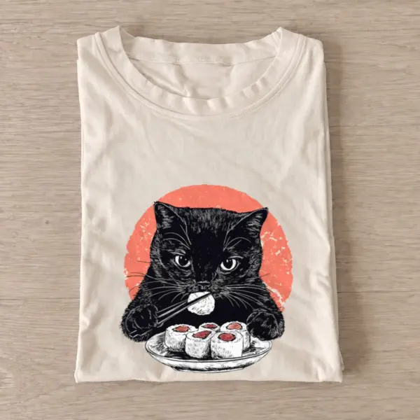 Sushi cat t shirt sand20sushi cat.webp
