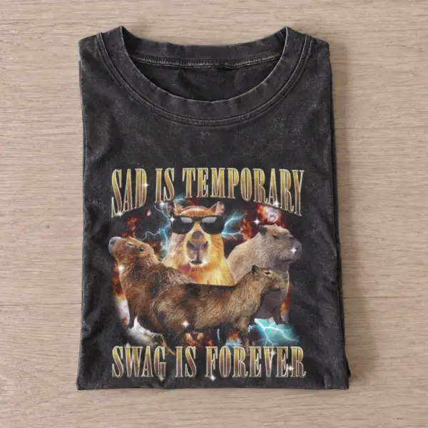 Swag is forever vintage t shirt washed20black20swag is forever.webp
