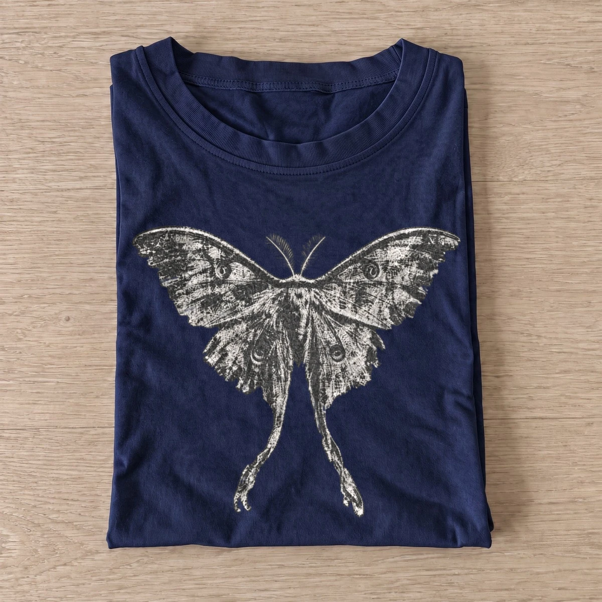 Swallowtail moth t shirt navy20swallowtail moth.webp