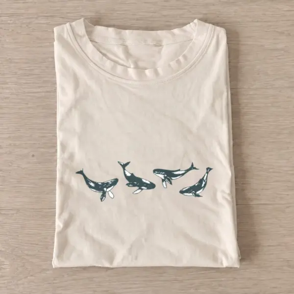 Swimming whale quartet t shirt sand20swimming whale quartet.webp
