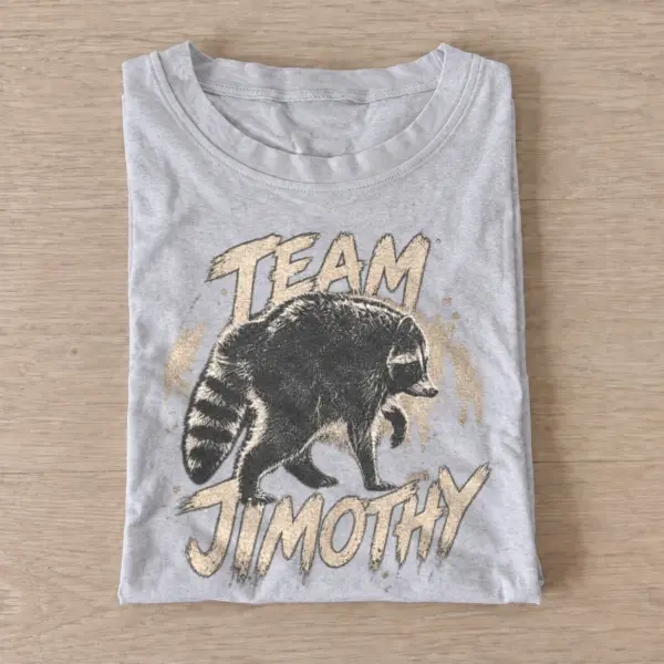 Team jimothy raccoon t shirt gray20team jimothy.webp