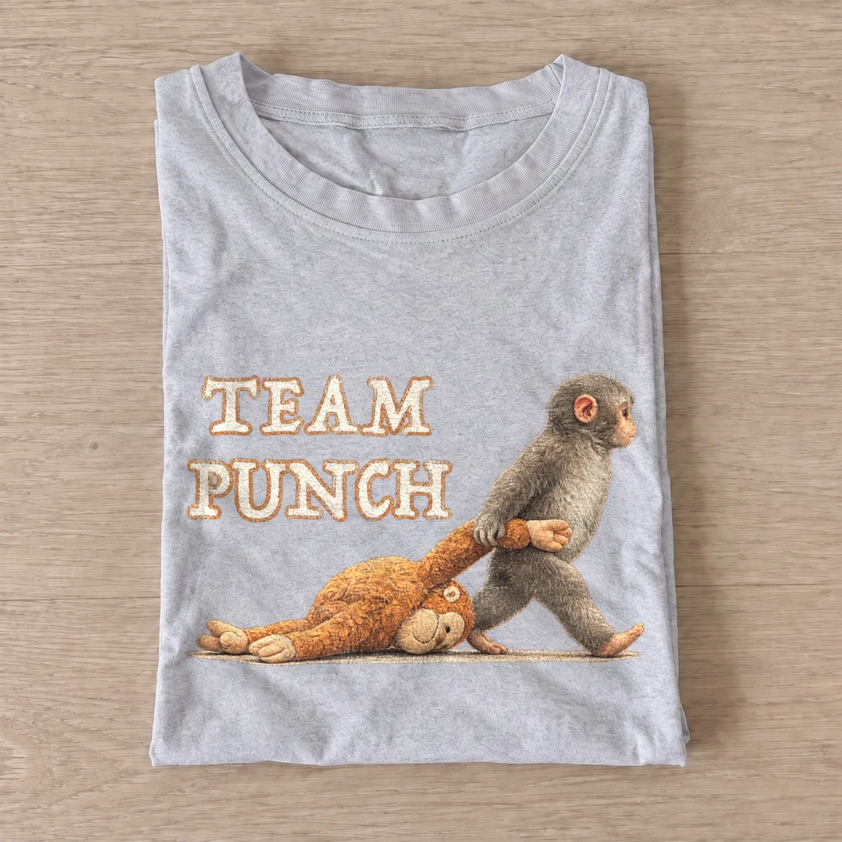 Team punch monkey t shirt gray20team punch monkey.webp