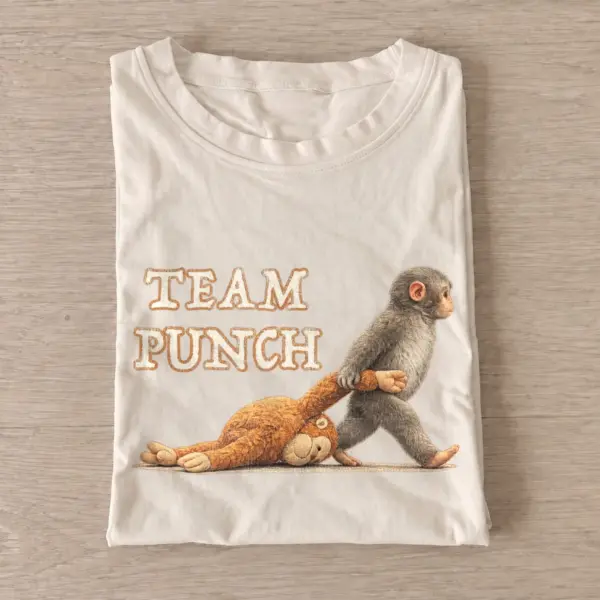 Team punch monkey t shirt sand20team punch monkey.webp