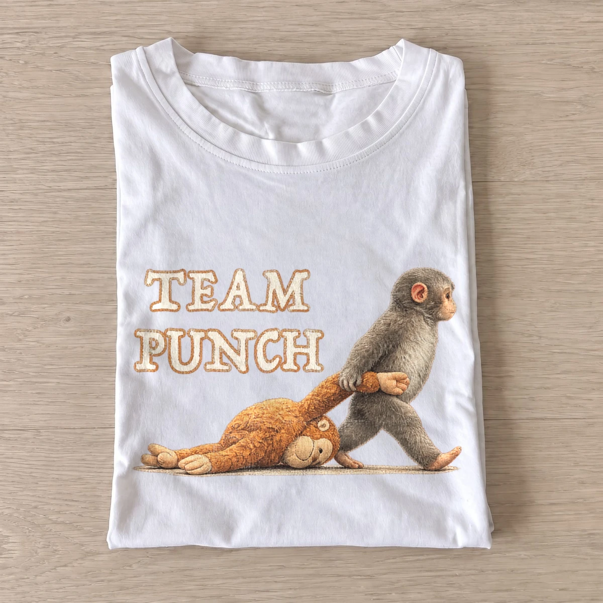 Team punch monkey t shirt white20team punch monkey.webp