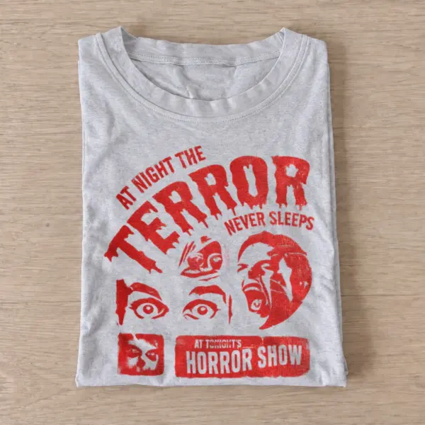 Terror never sleeps horror show t shirt gray20terror never sleeps.webp