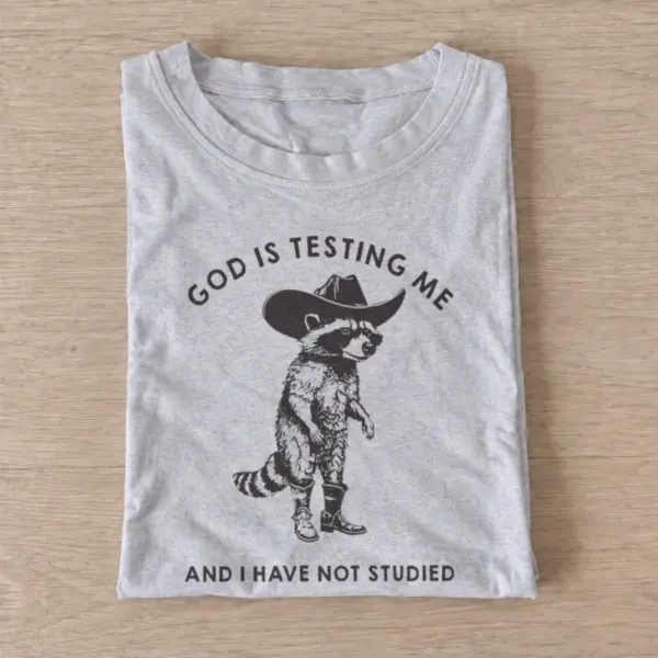 Testing cowboy raccoon t shirt gray20testing cowboy raccoon.webp
