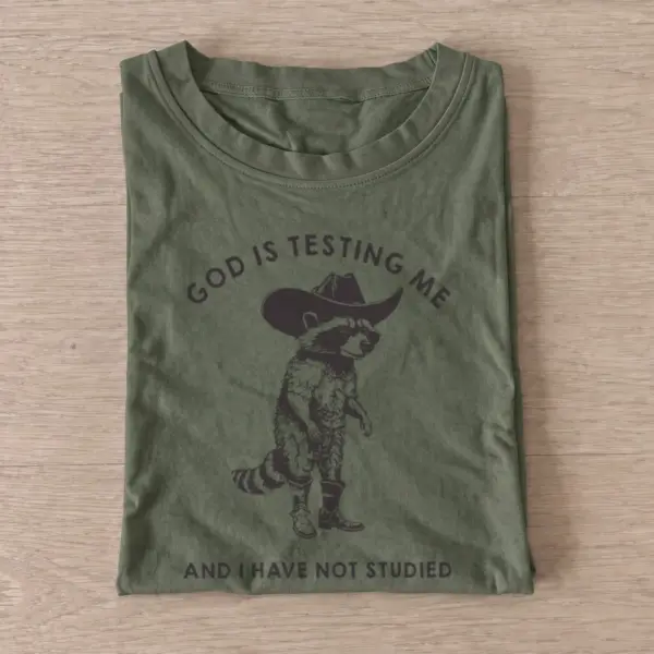 Testing cowboy raccoon t shirt olive20testing cowboy raccoon.webp