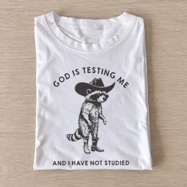Testing cowboy raccoon t shirt white20testing cowboy raccoon.webp