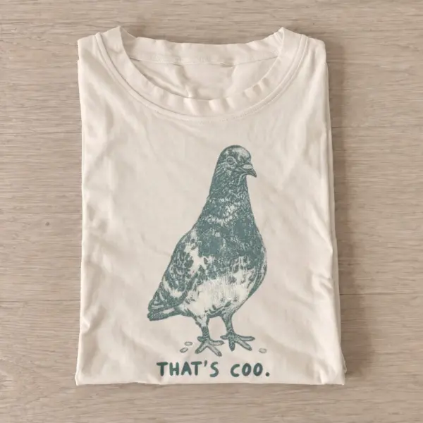 Thats coo pigeon graphic t shirt sand20thats coo pigeon.webp