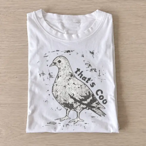 Thats coo speckled pigeon t shirt white20coo speckled pigeon.webp