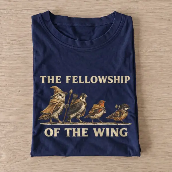 The fellowship of the wing fantasy bird t shirt navy20fantasy bird fellowship.webp