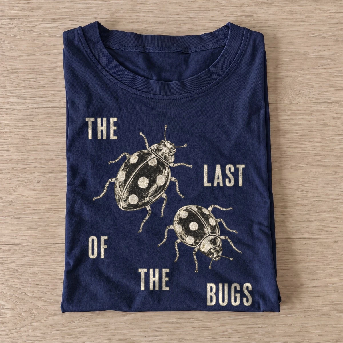 The last of the bugs graphic t shirt navy20last of bugs.webp