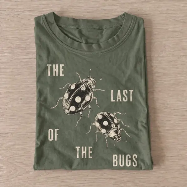 The last of the bugs graphic t shirt olive20last of bugs.webp