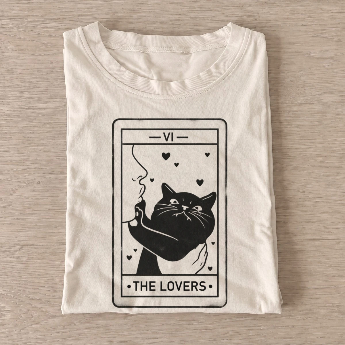 The lovers tarot cat t shirt sand20lovers tarot cats.webp