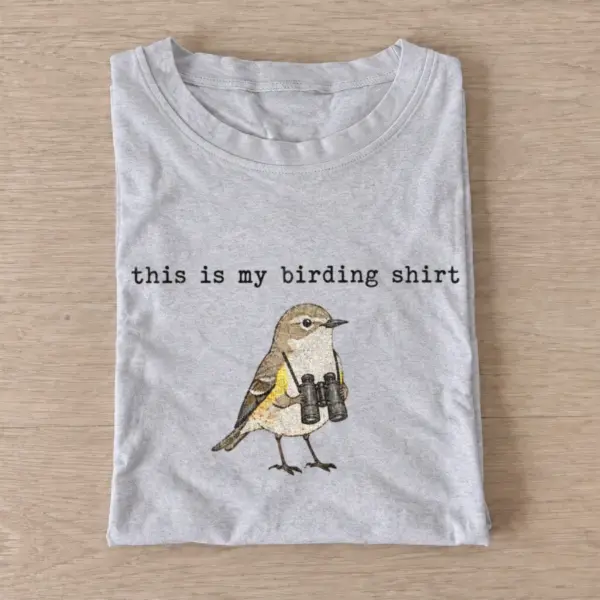 This is my birding shirt t shirt gray20birding bird.webp