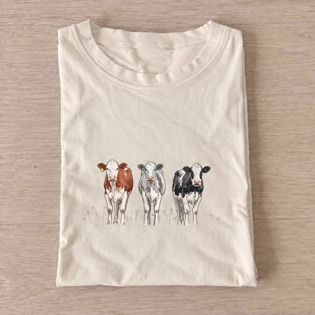 Three dairy cows t shirt sand20three dairy cows.webp
