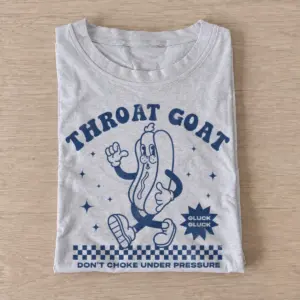 Throat goat hotdog graphic t shirt gray20throat goat hotdog.webp