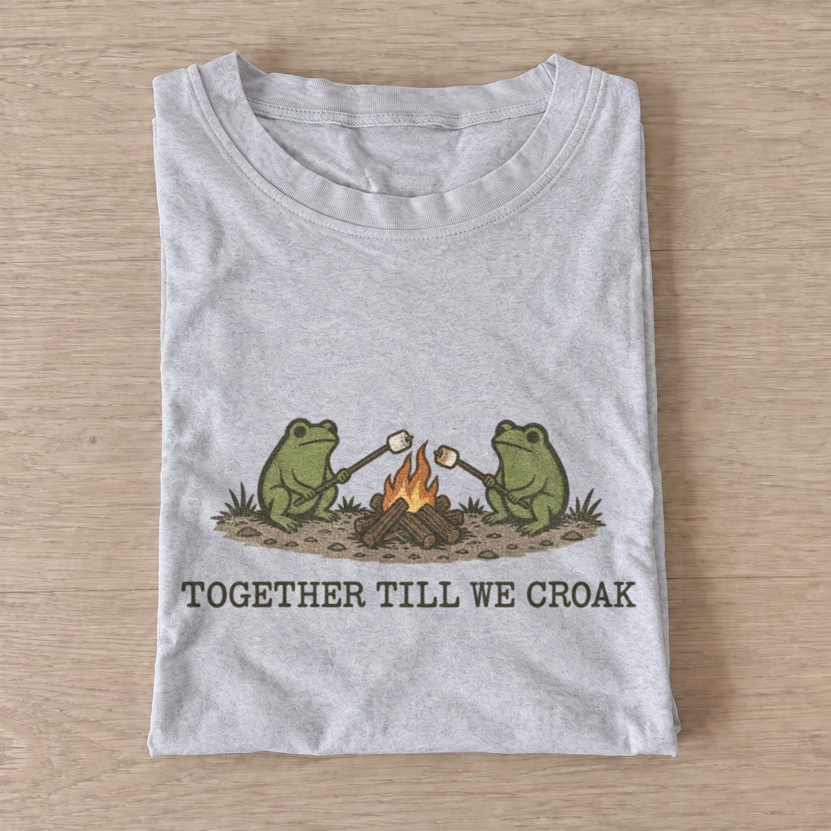 Together till we croak frogs t shirt gray20together till croak.webp