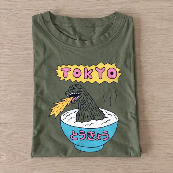 Tokyo monster noodles t shirt olive20tokyo monster noodles.webp